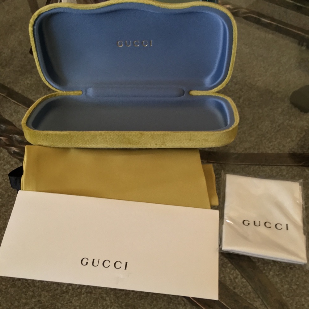 Gucci Velvet Hard Sunglass Case